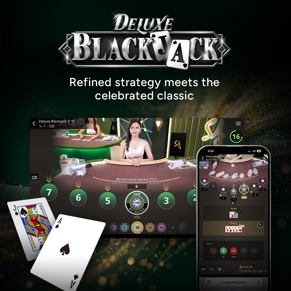 Experimente o novo Blackjack de Luxo agora!
